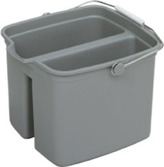 (image for) Divided Cleaning Bucket-18lt Divided Pail-Cleaning Caddy