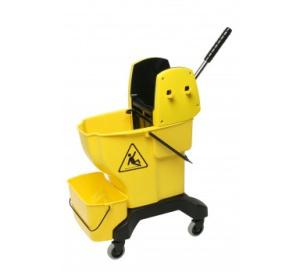 (image for) Press Wringer Mop Bucket | Blue-Red-Green-Yellow - Click Image to Close