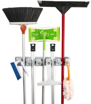 (image for) Mop Handle Holder-Broom Handle Holder-Tools Hook Holder - Click Image to Close