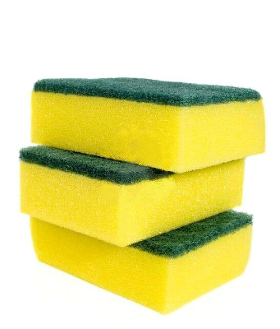 (image for) Sponge Scourer Yellow Green