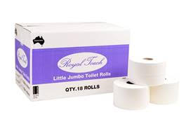 (image for) Mini Jumbo-Little Jumbo- Small Jumbo Toilet Tissue Roll-2 ply - Click Image to Close