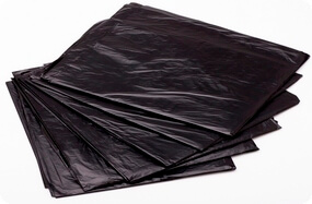 (image for) Garbage Bag 120lt Black | Light / Medium Duty | Bin Liner - Click Image to Close