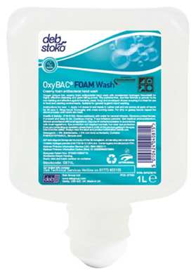(image for) Deb OxyBac Foam Wash Refill-Manual Dispenser