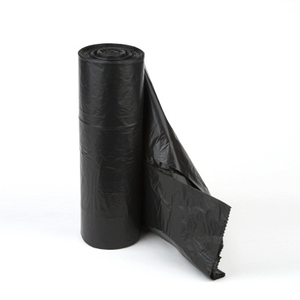 (image for) Garbage Bag 240 lt Black | Medium/Heavy Duty | Bin Liner on Roll - Click Image to Close