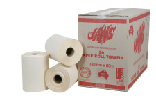 (image for) Roll Towel Paper- 80m- Jaws - Click Image to Close