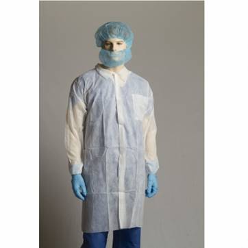 (image for) Disposable Lab Coats-White - Click Image to Close
