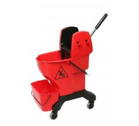 (image for) Press Wringer Mop Bucket | Blue-Red-Green-Yellow - Click Image to Close