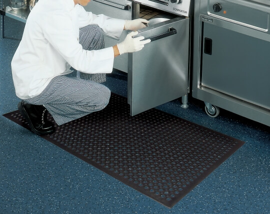 (image for) Bar Kitchen Safety Anti Fatigue Wet Area Black Mat - Click Image to Close