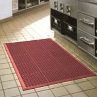 (image for) Bar Kitchen Safety Anti Fatigue Wet Area Terracotta Red Mat - Click Image to Close