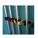 (image for) Colour Coded Handle Holder Mop Broom-Tidie System