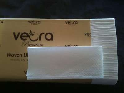 (image for) Veora Exclusive Woven UltraSlim Paper Hand Towel - Click Image to Close